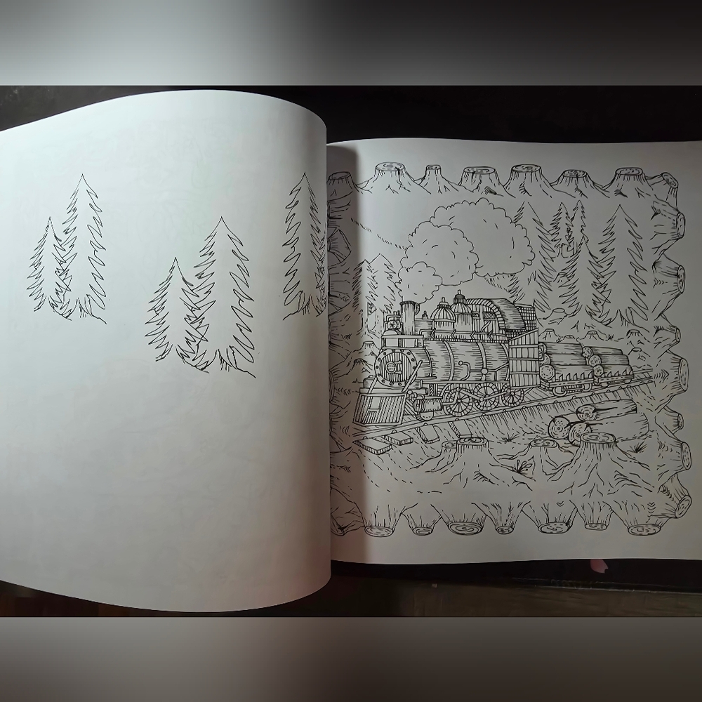 Colorama The Magic Path Coloring Book - Picture 3 of 7
